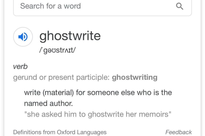 I will ghostwrite your blog post or article