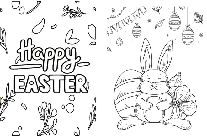 I will give easter coloring book for kids 40 pages ready to upload for kdp