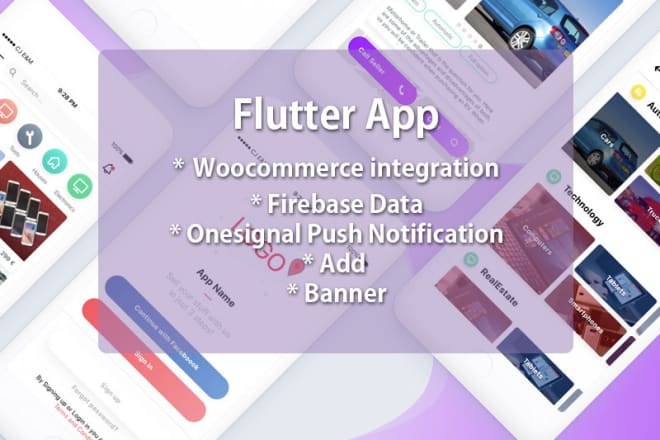 I will give readymade woocommerce mobile app