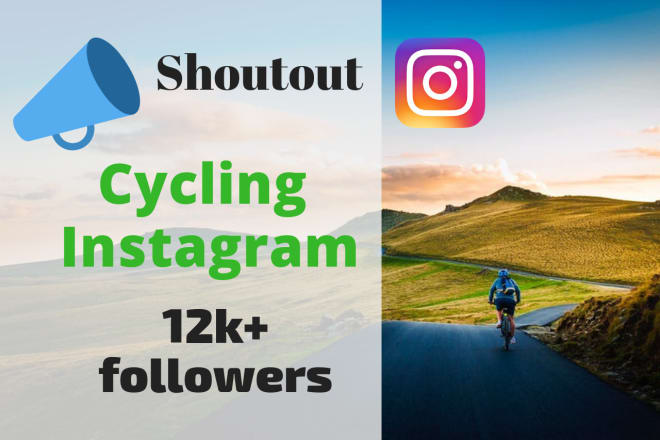 I will give shoutout on my cycling instagram