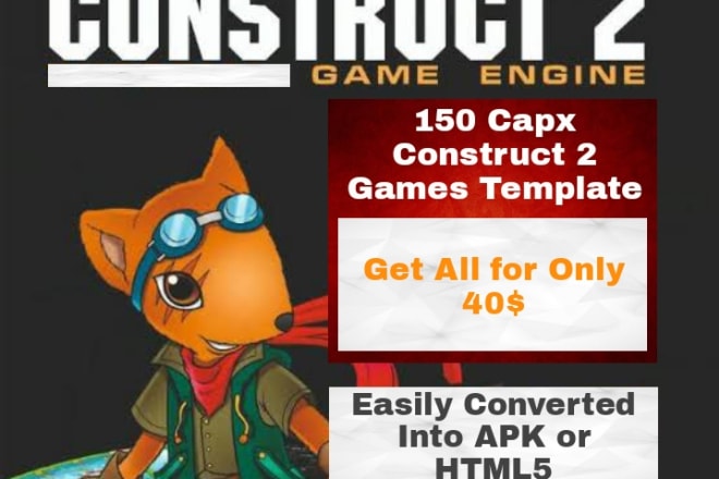 I will give you 150 capx construct 2 games source code