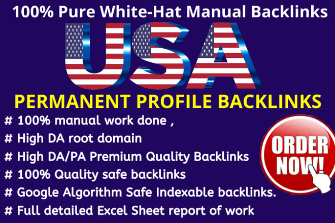 I will give you 50 USA pr9, with high authority link building backlinks