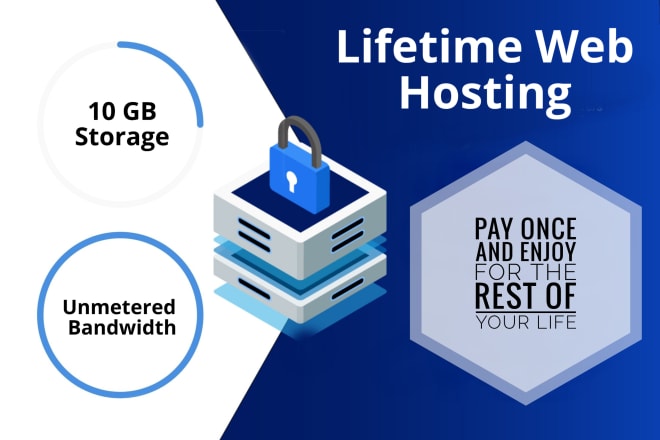 I will give you website hosting onetime cheap payment for lifetime