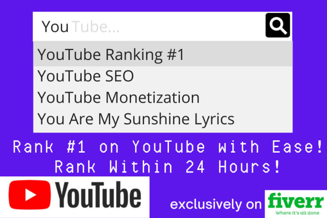 I will give your youtube video SEO optimized title free backlinks