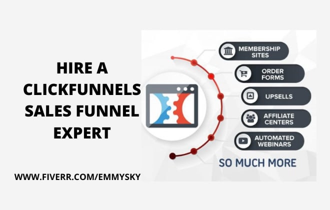 I will gohighlevel sales funnel, clickfunnels sales funnel