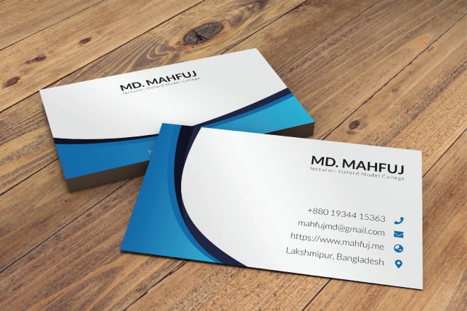 I will going to design an excellent business card for you