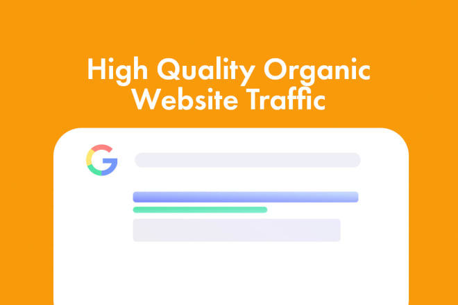 I will grow your website with organic website traffic