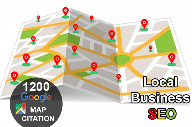 I will heighten local seo business ranking with 1200 google maps citation