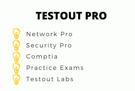 I will help in testout labs