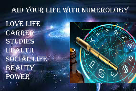 I will help with life matter using numerology with help from dob
