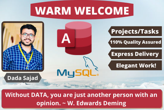 I will help you design database in mysql, ms access and sql queries