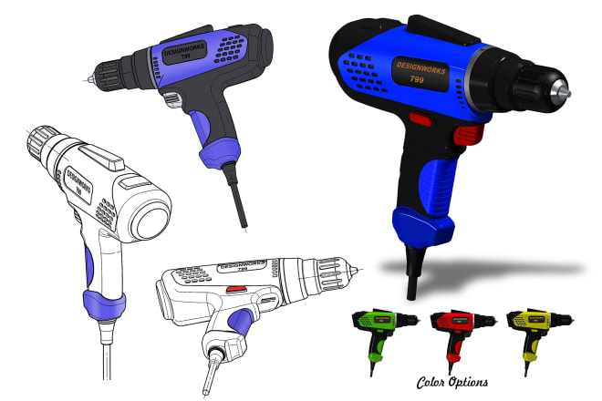I will help you design, sketch or make drawings of your product