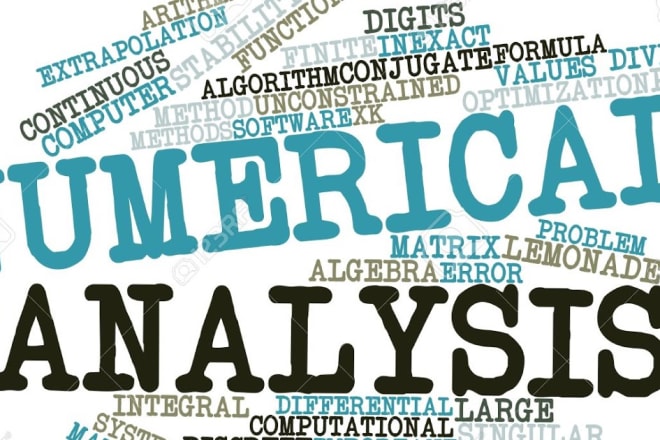 I will help you in studying numerical analysis with matlab