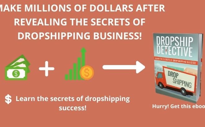 I will help you to learn the secrets of dropshipping success for your business