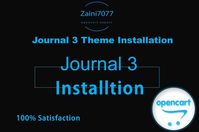 I will install or customize opencart journal theme for you