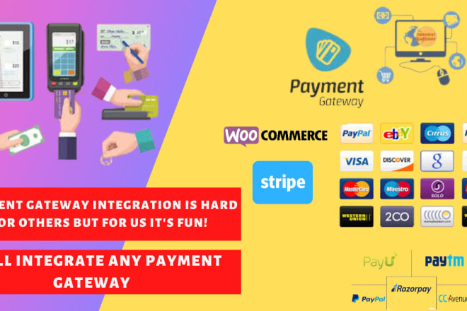 I will integrate any payment gateway like paypal, klarna, stripe, with woocommerce