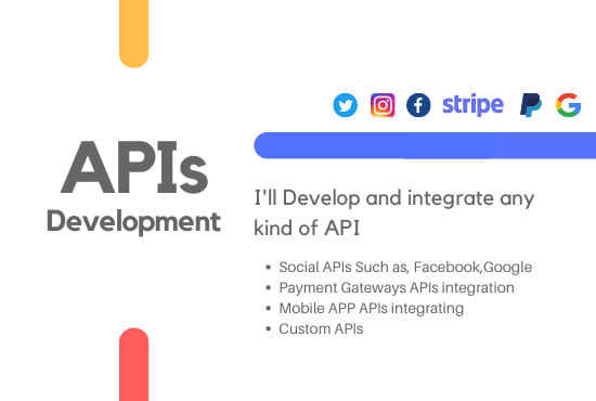 I will integrate payment gateways or any kind of apis