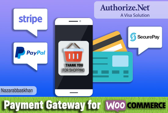 I will integrate stripe, paypal or any payment gateway