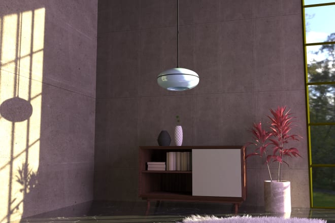 I will interior architectural visualization in 3ds max and vray