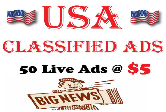 I will live classified ad posting in usa top classified ad sites