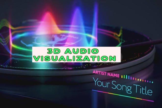 I will make a custom 3d audio music visualizer in 24 hours