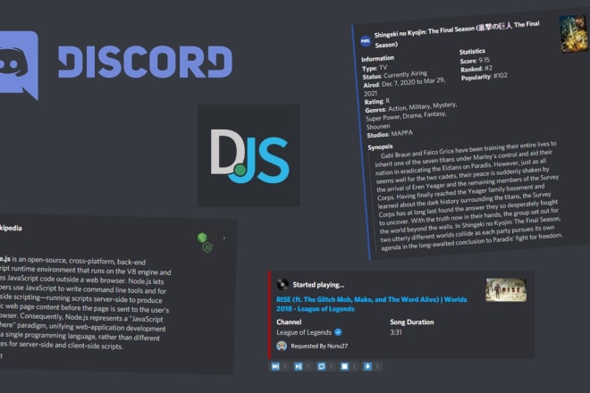I will make a discord bot with djs