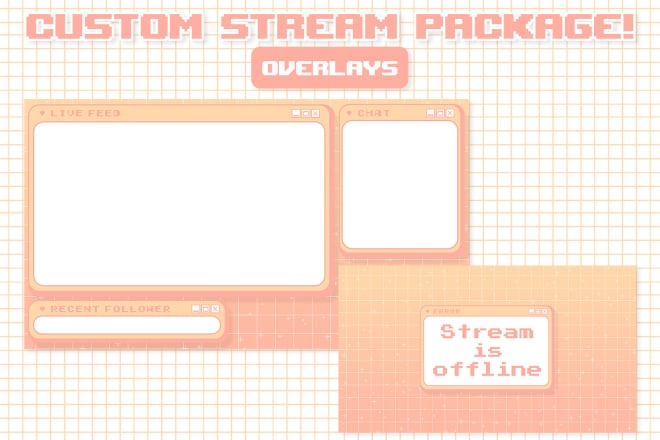 I will make a personalised stream package for you