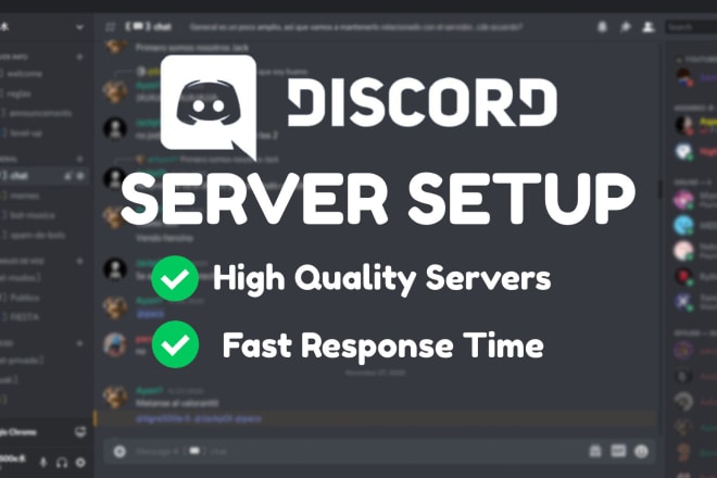 I will make a professional discord gaming server
