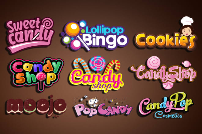 I will make awesome chocolate,candy,cookie or bakery logo