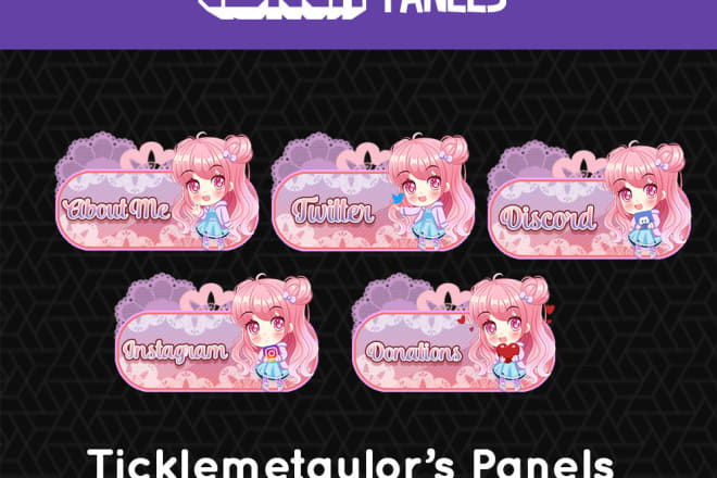 I will make awesome twitch panels