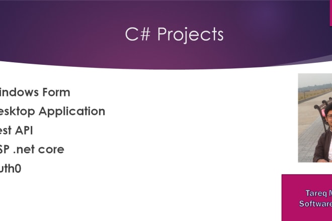 I will make c sharp project on dot net core, windows form