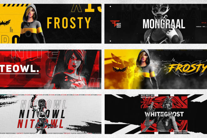 I will make cool gaming headers for any platform