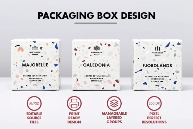 I will make flawless packaging box design
