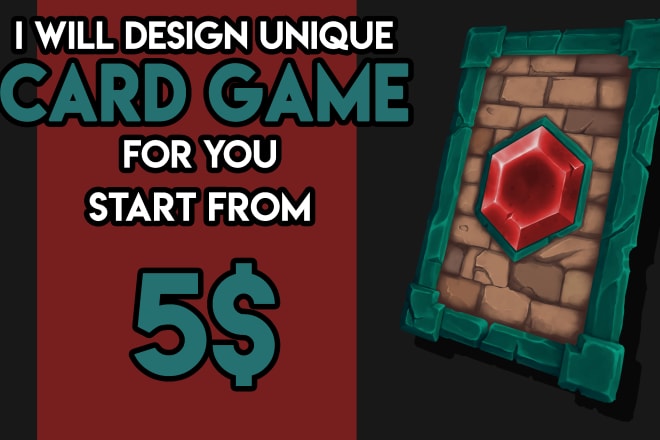 I will make game icon and card design for your game