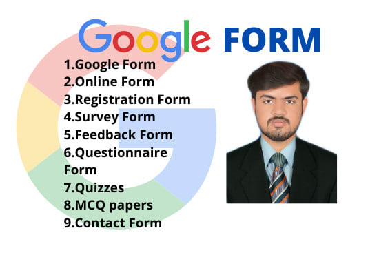 I will make google online registration form survey form feedback form questionnair form