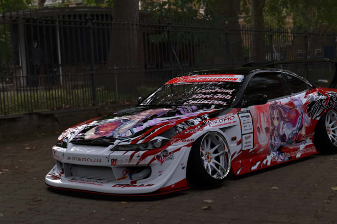 I will make itasha or other livery in game or 3d models