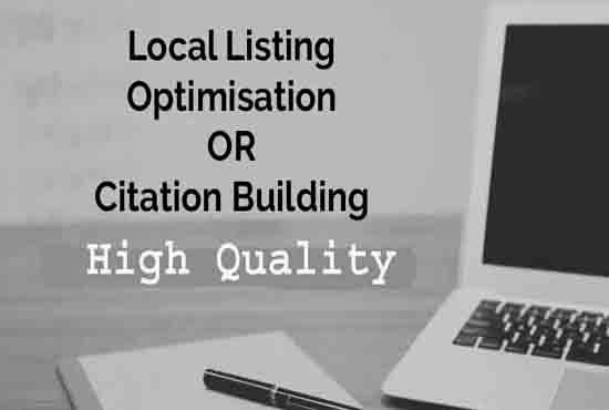 I will make Local Citations or Business Listings