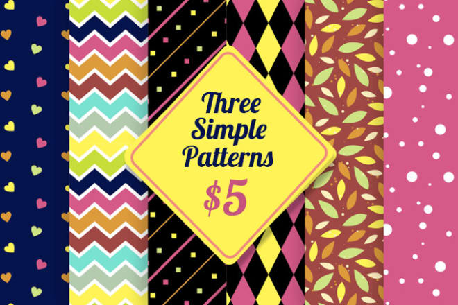 I will make printables and seamless patterns