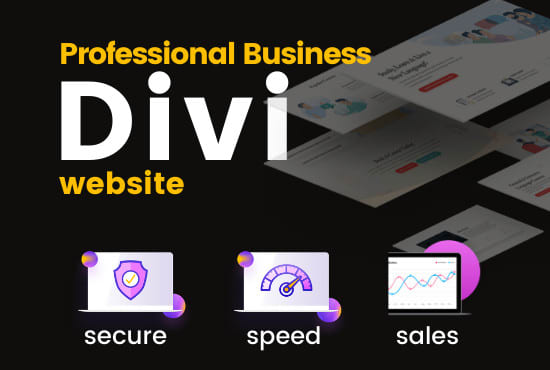 I will make professional responsive divi wordpress website from expert