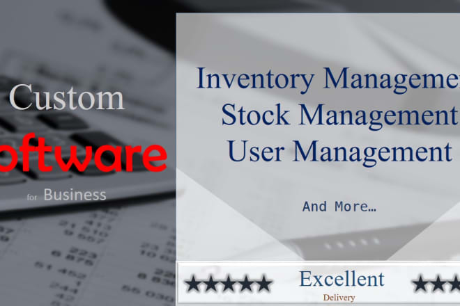 I will make stock, inventory, cms softwares