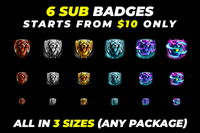 I will make twitch sub badge for twitch subscribers in 24 hrs