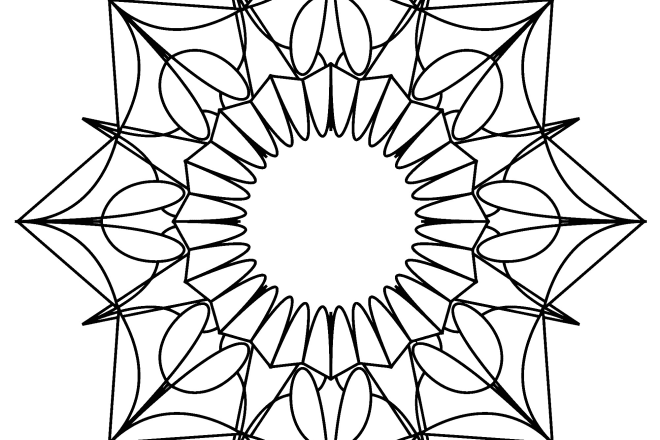 I will make you 200 high quality vectorised mandala coloring pictures