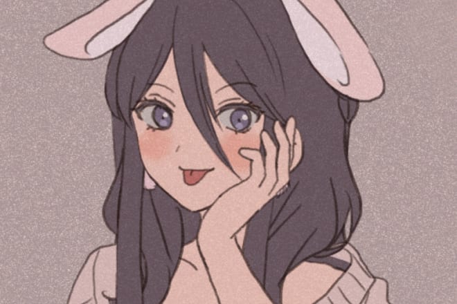 I will make you a cute anime profile picture