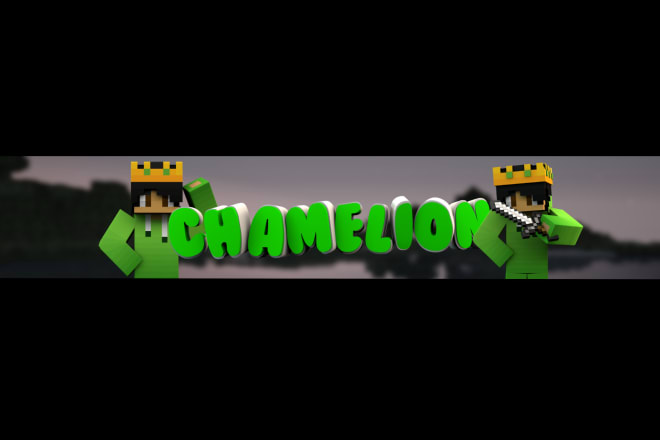 I will make you a minecraft channel banner