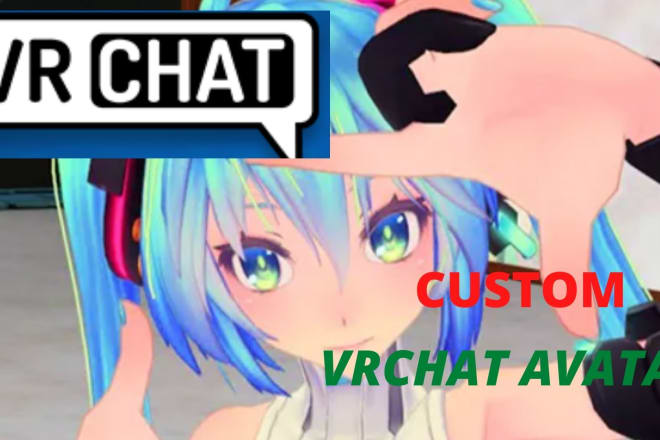 I will make you custom vrchat avatar and live2d modeling