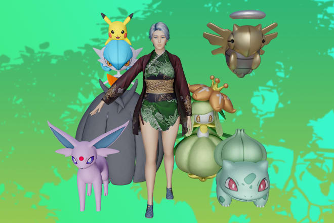 I will make your avatar with your best pokemon team