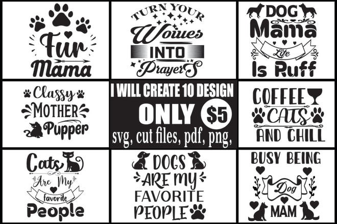 I will makesvg cut files,png,psd,dxf and custom svg design