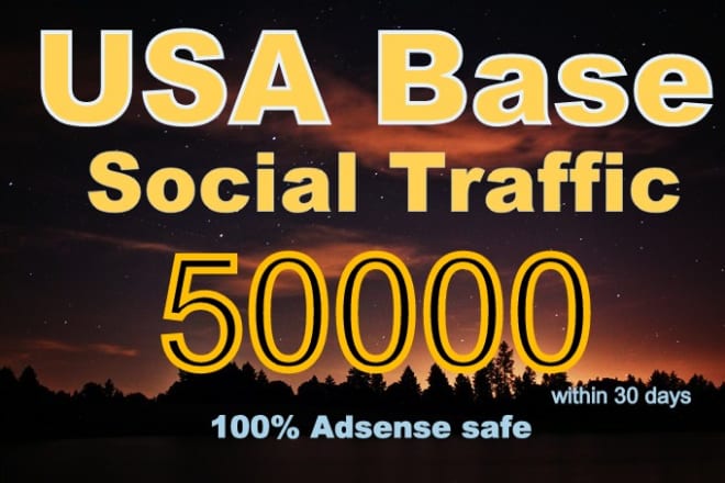 I will manage to forward 50k USA targeted social traffic