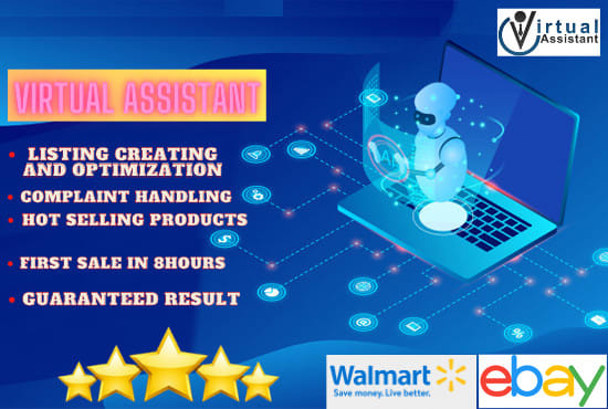 I will manage your ebay store as VA, virtual assistant
