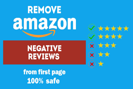 I will manually remove amazon negative reviews from first page